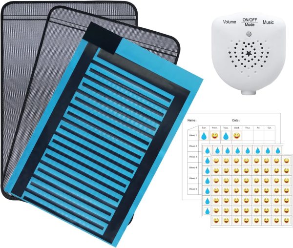 Bed Wetting Alarm Pad USB Rechargeable Potty Training Kids-0