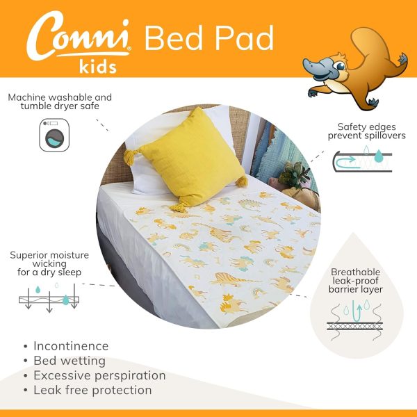 Conni Kids Reusable Bed Pad Absorbent Waterproof Washable-1
