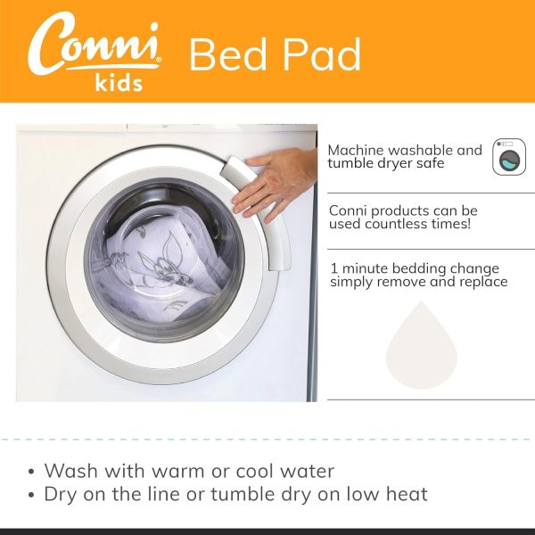 Conni Kids Reusable Bed Pad Absorbent Waterproof Washable-7