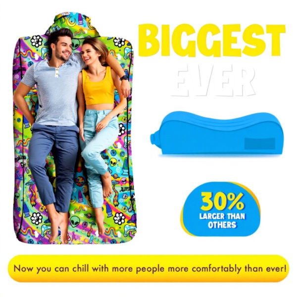 Chillbo Inflatable Couch Camping Chair Easy Setup Festivals