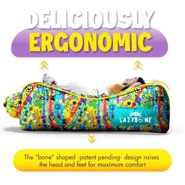 Chillbo Inflatable Couch Camping Chair Easy Setup Festivals