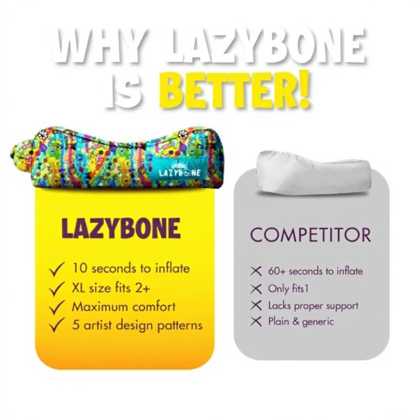 Chillbo Inflatable Couch Camping Chair Easy Setup Festivals