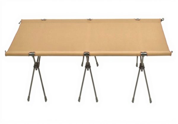 Outdoor Bed Cot Camping Folding Adjustable Height 2-Way