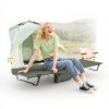 FANTASK Camping Lounger Foldable Lightweight Bed with Side