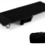 FANTASK Camping Lounger Portable Folding Bed Side Pocket