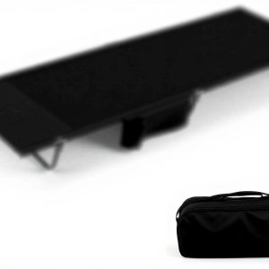 FANTASK Camping Lounger Portable Folding Bed Side Pocket