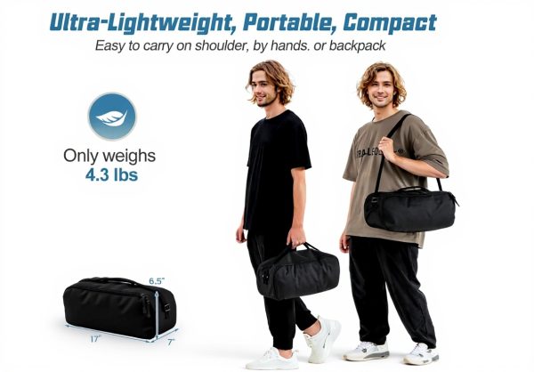 FANTASK Camping Lounger Portable Folding Bed Side Pocket