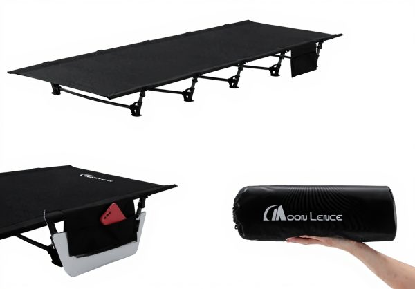 Moon Lence Camping Bed Foldable Lightweight 350 lbs Capacity