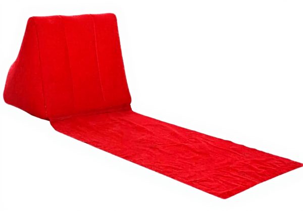 SOONHUA Inflatable Back Cushion Wedge Lounger Outdoor